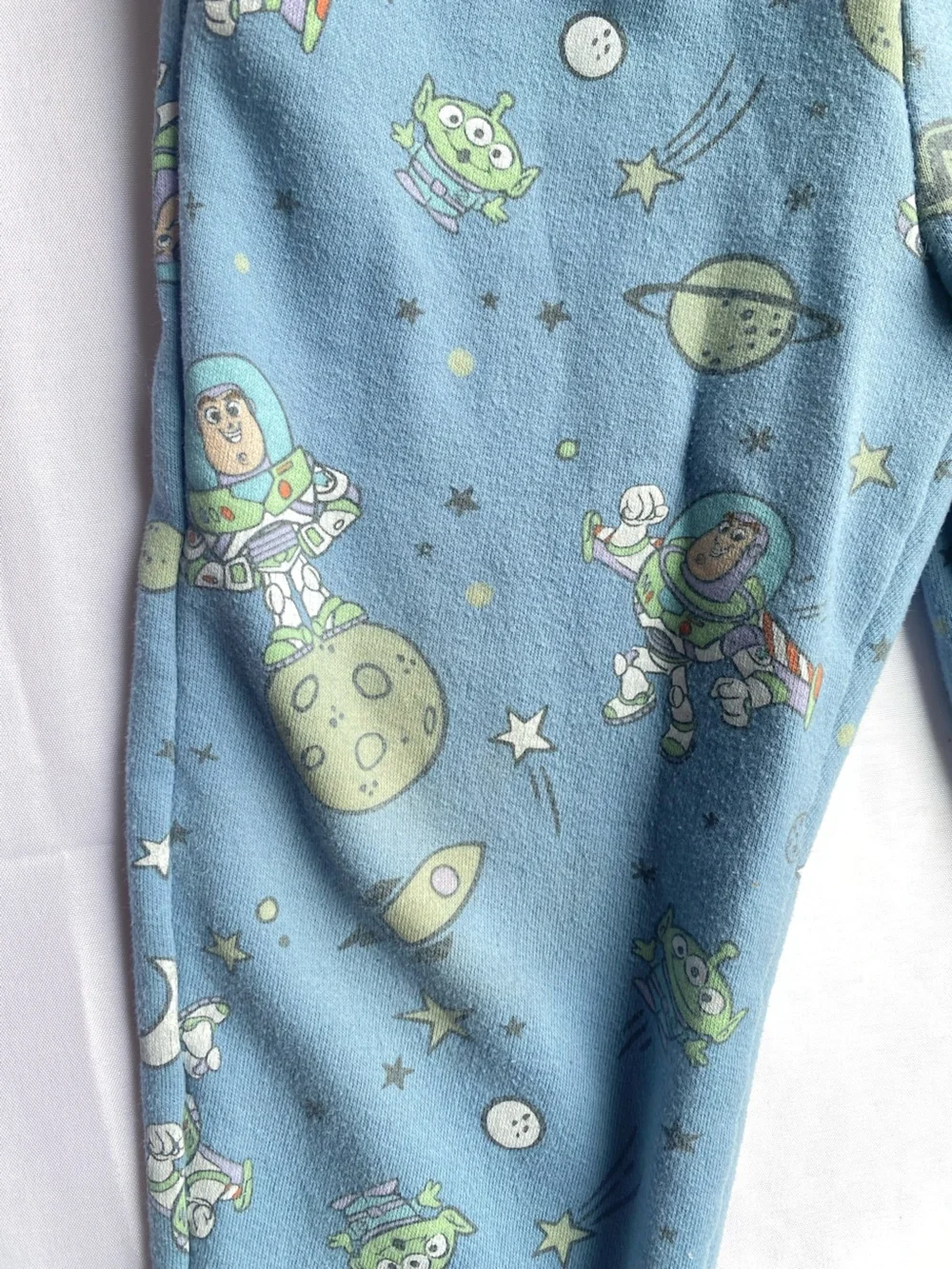 Disney Toddler 24m Buzz Lightyear Toy Story Matching Comfy Sweat Set Blue